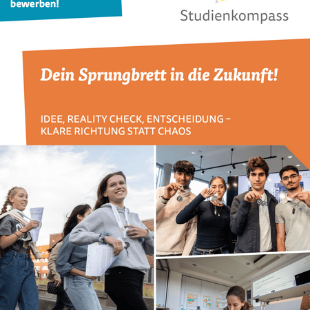 Schülerinnen und Schüler erforschen ihre Zukunft mit Studienkompass und sammeln Ideen für ihre Entscheidungen.
