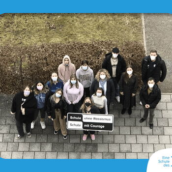 Gruppenbild Schule ohne Rassismus, Schule mit Courage
