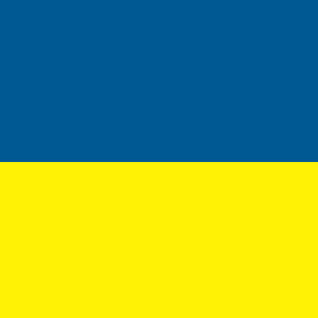 Die ukrainische Flagge in Blau und Gelb symbolisiert nationale Identität und Stolz.