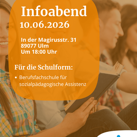 Infoabend am 10.06.2026 in Ulm zur Berufsfachs Schule für sozialpädagogische Assistenz. | © IB