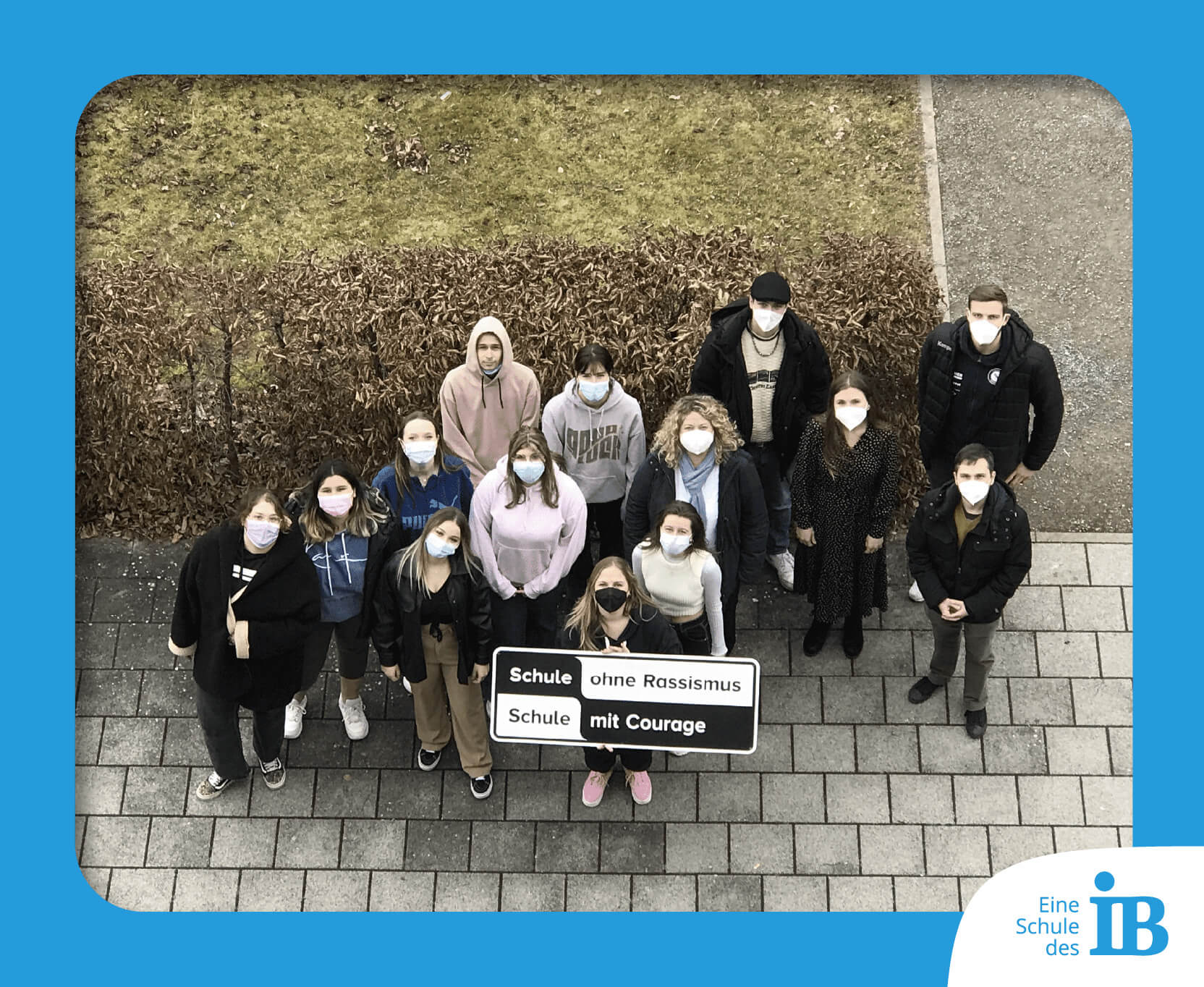 Gruppenbild Schule ohne Rassismus, Schule mit Courage